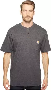 Спецодежда Карманная (S/S Henley) Carhartt, цвет Carbon Heather