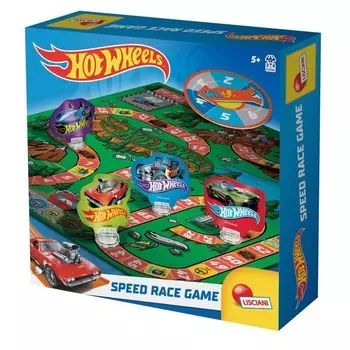 Speed Racing Game Hot Wheels, настольная игра, Лишани Lisciani