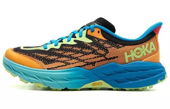 Speedgoat 5 Solar Flare Diva Blue Hoka One One