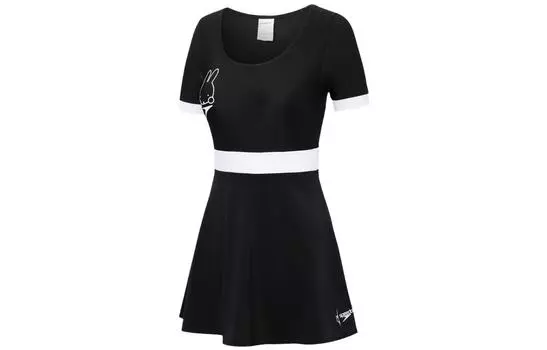 Speedo Слитные купальники Miffy XX Miffy Co-brand, женские, черные