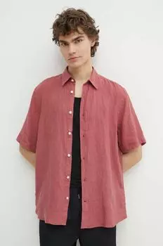 Спенсер льняная рубашка Tiger of Sweden, розовый