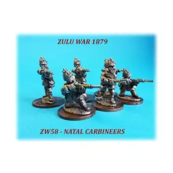 Спешенные карабинеры Натала, Zulu War 1897 - Natal Natives (28mm)