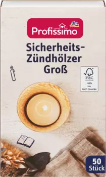 Спички большие 50 штук. Profissimo