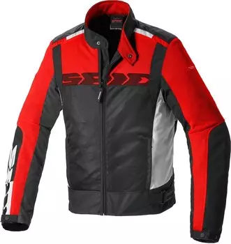Куртка текстильная Spidi Solar Net Sport мотоциклетная, черный/красный