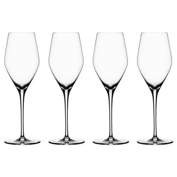 Spiegelau 4400275 Бокалы для просекко, 270 мл, прозрачные (4 шт. в упаковке), прозрачный