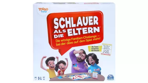 Spin Master Games Умнее родителей, веселая викторина и экшн-игра, в которой дети играют против родителей
