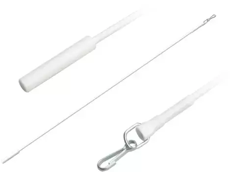 Спин-стержень Liedeco, (1 шт.), для боковых шарфов, штор Длина: 100 см, белый