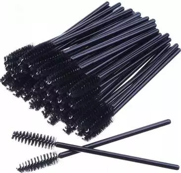 Спиральная кисть для ресниц, черные брови, 50 шт. Project Lashes