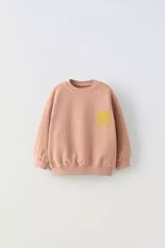 Спиральная толстовка ZARA, земля