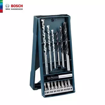 Набор спиральных сверл Bosch + насадки