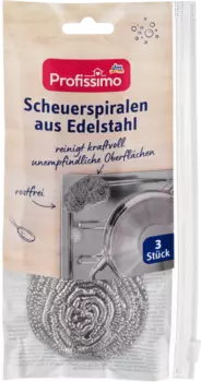 Спирали чистящие из нержавеющей стали 3 шт. Profissimo