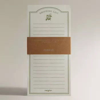 Список покупок для холодильника с магнитом Zara Home, 21х14,5х3 см, 50 листов
