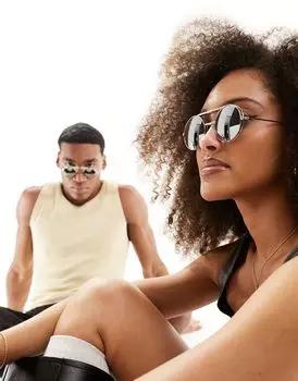 Spitfire - Леннон - солнцезащитные очки с откидной крышкой серебристого цвета