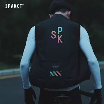 SPK весенне-осенняя одежда для велоспорта, ветрозащитный жилет, мужской ветровка без рукавов для горного велосипеда, SPK Cypress Color 3XL Spakct