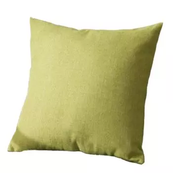 Сплошной цвет из мягкого льна, наволочка, чехол для подушки, домашний диван-кровать, декор автомобиля, украшение-трава-зеленый, размеры: 55*55 см Stuttg