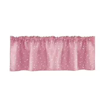 Сплошной цвет со звездами и принтом для кухни, короткая занавеска, занавеска на окно, драпировка для домашнего декора-бежевый, размеры: L Stuttg, розовый