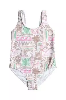 Сплошной детский купальник Totally Iconic Roxy, фиолетовый