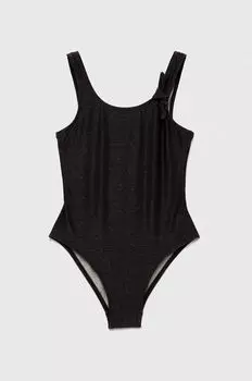 Сплошной детский купальник United Colors of Benetton, черный