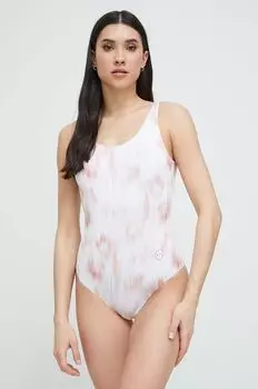 Сплошной купальник Armani Exchange, белый