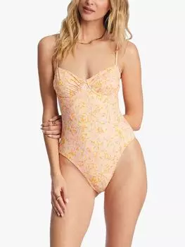 Сплошной купальник Billabong Sweet Oasis, нейтральный цвет