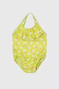 Сплошной купальник для малышей United Colors of Benetton, зеленый