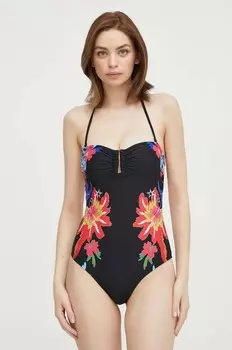 Сплошной купальник HAPPY Desigual, черный