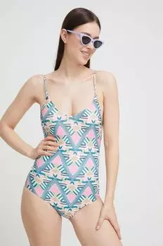 Сплошной купальник лавандового цвета Femi Stories, розовый