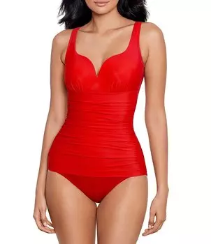 Сплошной купальник Miraclesuit Rock Solid Cherie, красный