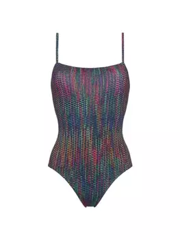 Сплошной купальник Nuance с геометрическим рисунком Eres, цвет cameleon print