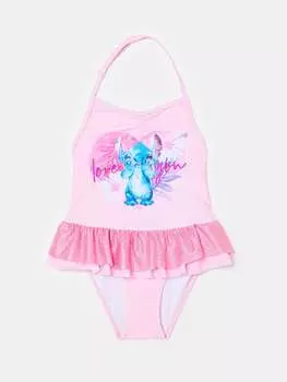 Сплошной купальник с ажурным принтом Ovs, цвет pink