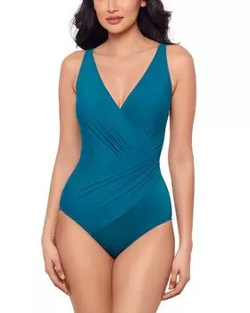 Сплошной купальник Solid Oceanus Miraclesuit, синий