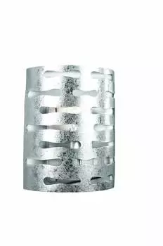 Сплошной настенный светильник Jenkins 1x E27 серебряный настенный светильник, подходящий для светодиодов Massive, серебро