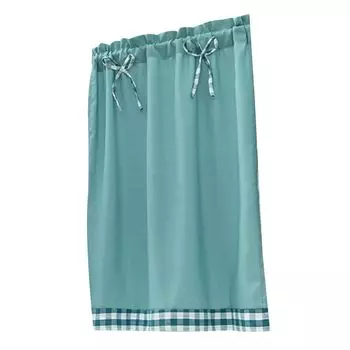 Сплошные цветные простыни для кухни, короткая занавеска, занавеска на окно, драпировка для домашнего балкона, темно-синий, размеры: L Stuttg