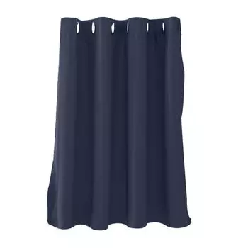Сплошные цветные затемняющие шторы для спальни, изолированные оконные шторы, 2 шт., энергоэффективные Stuttg, темно-синий