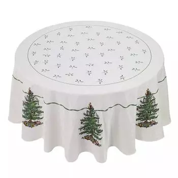 Споде Рождественская ёлочная скатерть