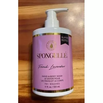 Spongelle French Lavender Гель для рук и душа, сменный флакон, 11 унций Spongell