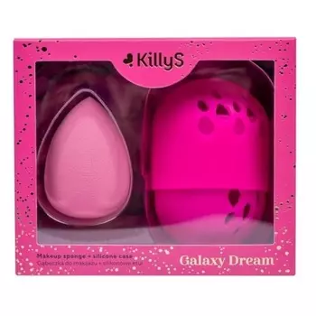 Спонж для макияжа Galaxy Dream в силиконовом футляре Killys Unbranded