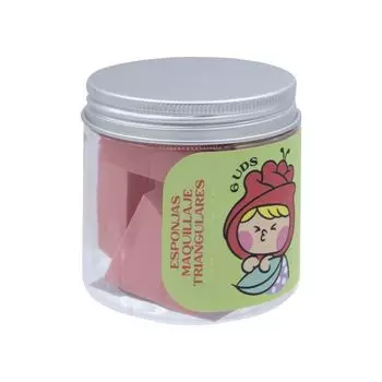 Спонж Esponja de Maquillaje Triangular Woo Oow, 6 uds.