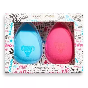 Спонж Harley Quinn X Makeup Revolution What We Are Bad Guys Do de esponjas Revolution, 2 unidades