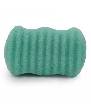 Спонж конжаковый для лица и тела, Волна, Мята, 10 х 6 см, производитель Бебевиса, Bebevisa