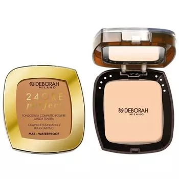 Спонж Maquillaje Compacto 24Ore Perfect Deborah Milano, 04 Caramel