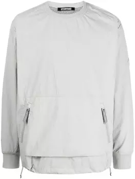 Spoonyard толстовка с карманом на молнии, серый