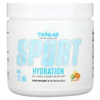 Sport Hydration, Citrus Rush, 9,25 унции (262,25 г) Twinlab