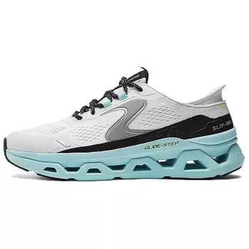 СПОРТ МУЖСКИЕ Кроссовки мужские низкие белые/синие Skechers