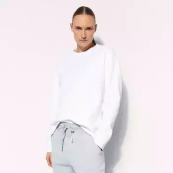 Sportcasual женский свитшот с воротником Boomerang, белый