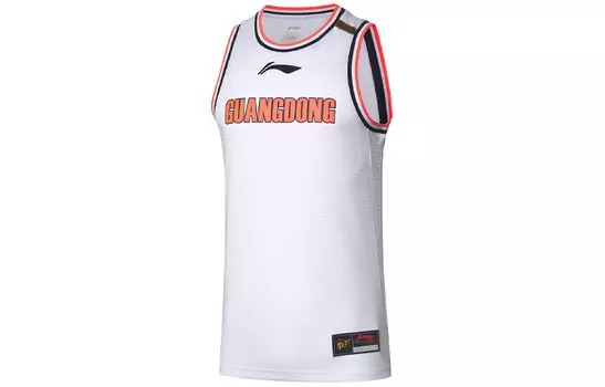 Спортивная баскетбольная коллекция баскетбольная майка мужская белая Lining, белый