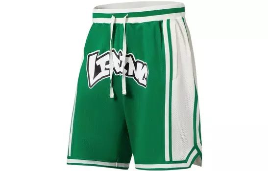 Спортивная баскетбольная коллекция баскетбольные шорты мужские зеленые Lining, зеленый