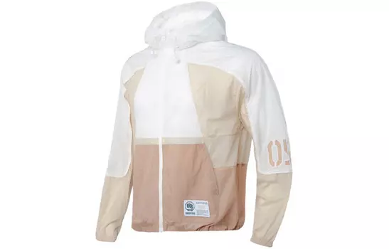 Спортивная баскетбольная коллекция куртка мужская белая Lining, белый