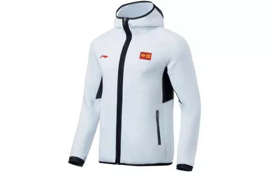 Спортивная баскетбольная коллекция куртка мужская белая Lining, белый