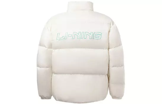 Спортивная баскетбольная коллекция пуховик мужской белый Lining, белый